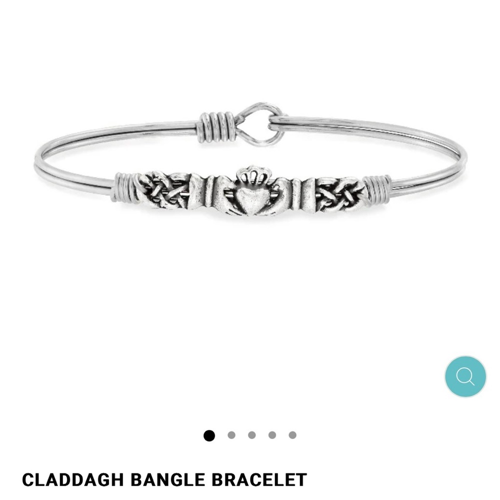Luca + Danni Claddagh Bangle Bracelet